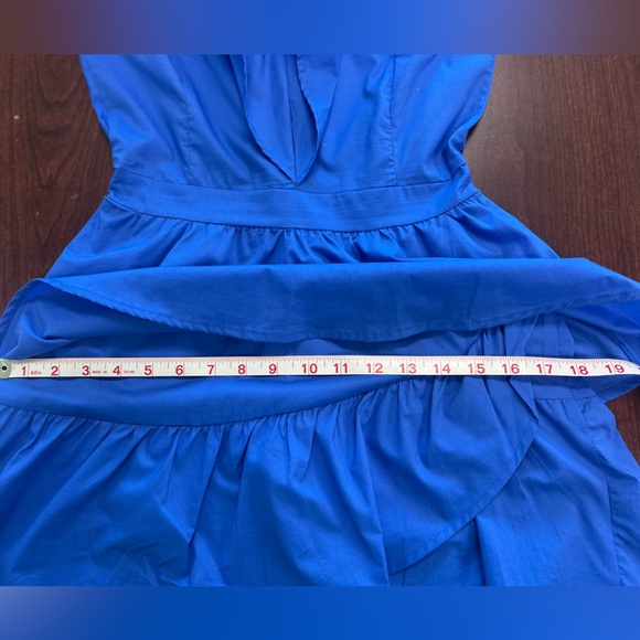 BB Dakota by Steve Madden Blue Ruffle Mini Dress - Picture 6 of 7